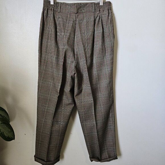 EUC LIKE NEW FUNDAMENTAL THINGS PETITES VINTAGE STYLE PLEATED TROUSERS SIZE 14P - Picture 2 of 16
